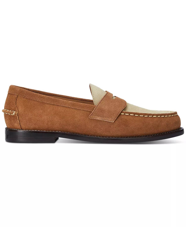 Men's Alston Suede Penny Loafer Teak/Bone - 2