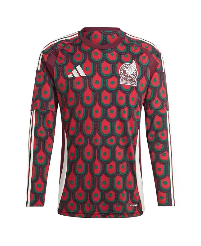 Men's and Women's Mexico National Team 2024 Replica Long Sleeve Jersey - 2