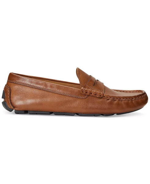 Men's Anders Leather Penny Driver Light Tan - 2