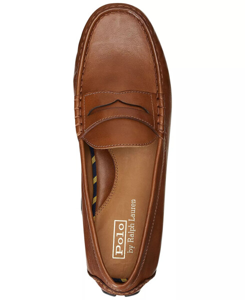 Men's Anders Leather Penny Driver Light Tan - 4