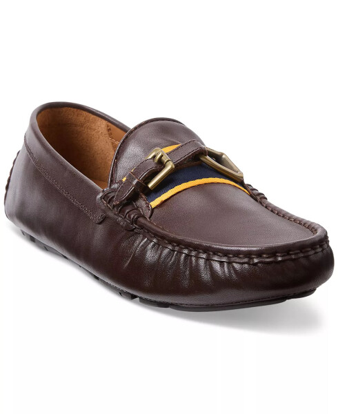 Men's Anders Slip-On Drivers Dark Brown - 1