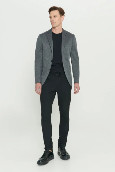Men's Anthracite 360 All-Way Stretch Slim Fit Skinny - ALTINYILDIZ CLASSICS (1)