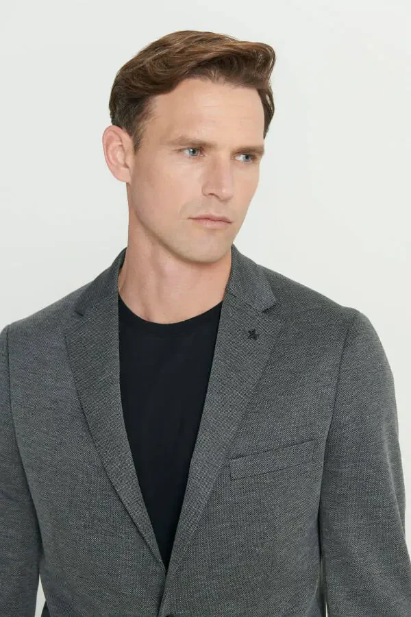 Men's Anthracite 360 All-Way Stretch Slim Fit Skinny - 6