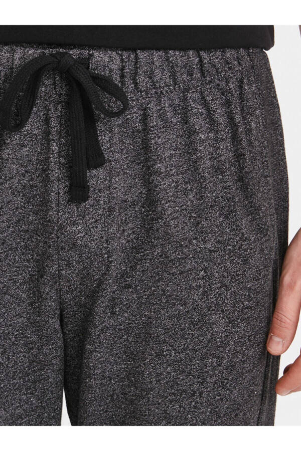 Men's Anthracite Cyq Pajama Bottoms - 8