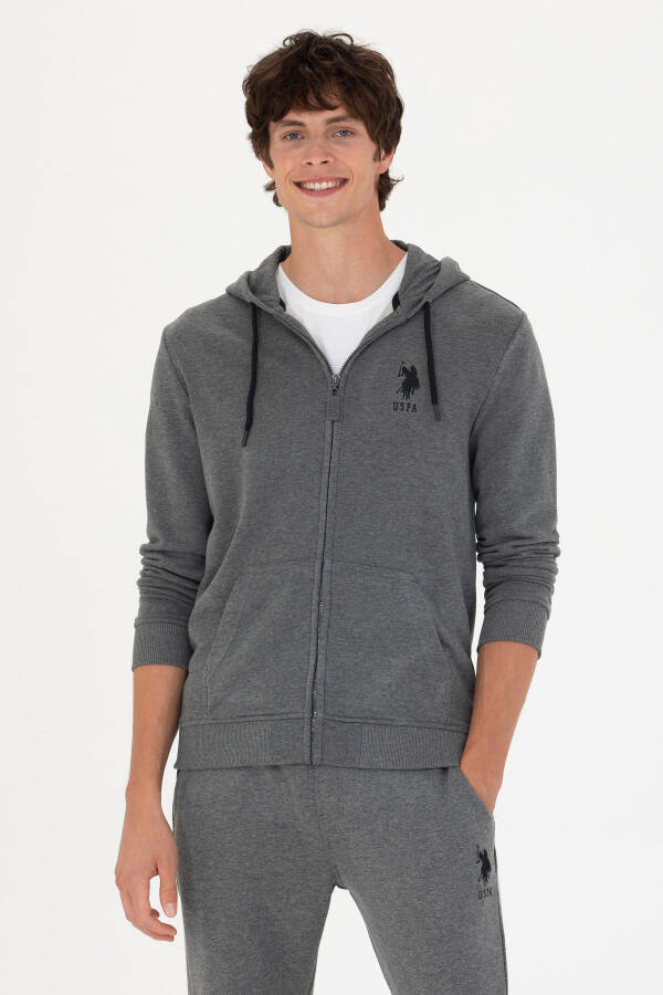 Men's Anthracite Melange Sweatshirt (50269401-VR081) - 3