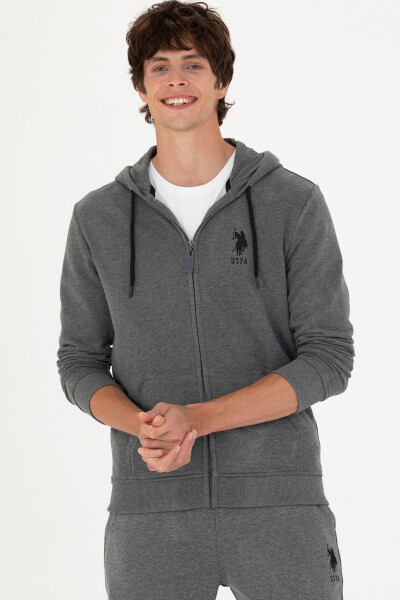 Men's Anthracite Melange Sweatshirt (50269401-VR081) - U.S. POLO ASSN.