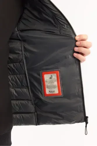 Men's Anthracite Puffer Jacket - 6