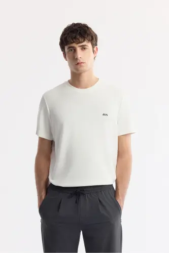 Men's Anthracite Relaxed Fit Elastic Waistband with Drawstring - 6
