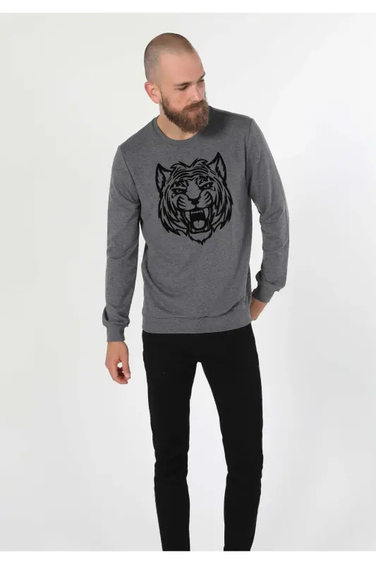 Men's Anthracite Sweatshirt Cl1060121 - 3