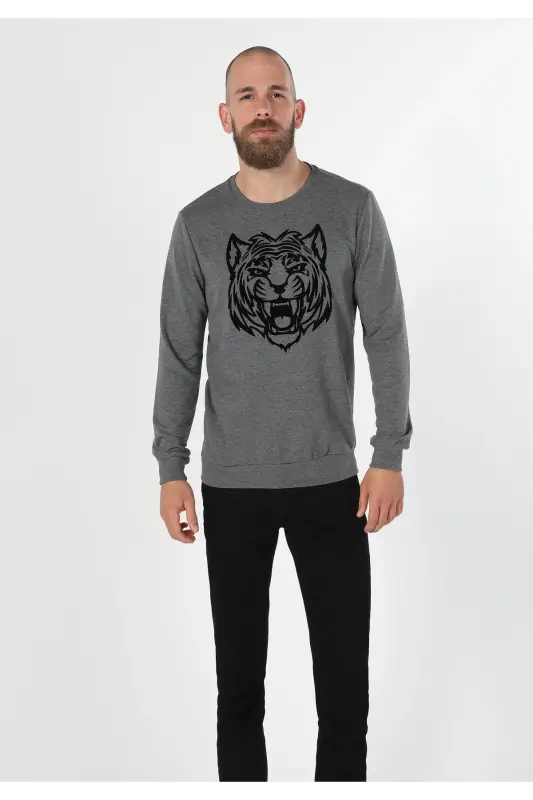 Men's Anthracite Sweatshirt Cl1060121 - 4