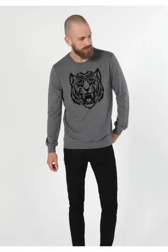 Men's Anthracite Sweatshirt Cl1060121 - 6