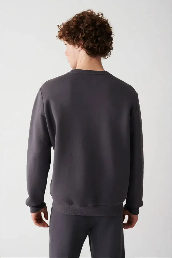 Men's Anthracite Unisex Sweatshirt - 10