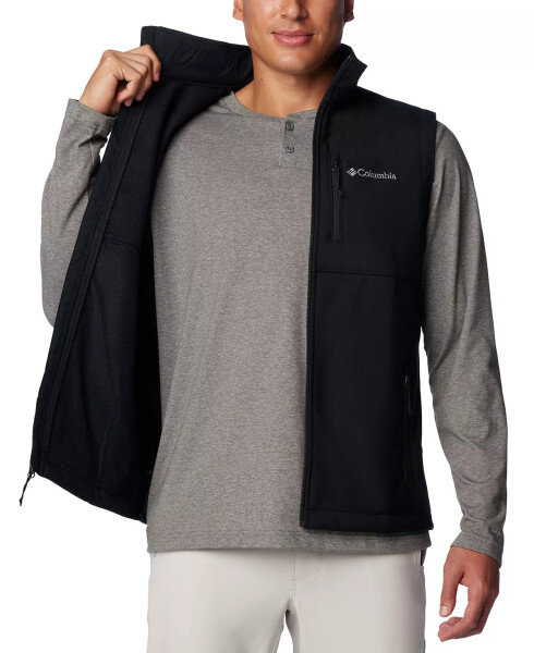 Men's Ascender Full-Zip Soft Shell Vest Black - 2