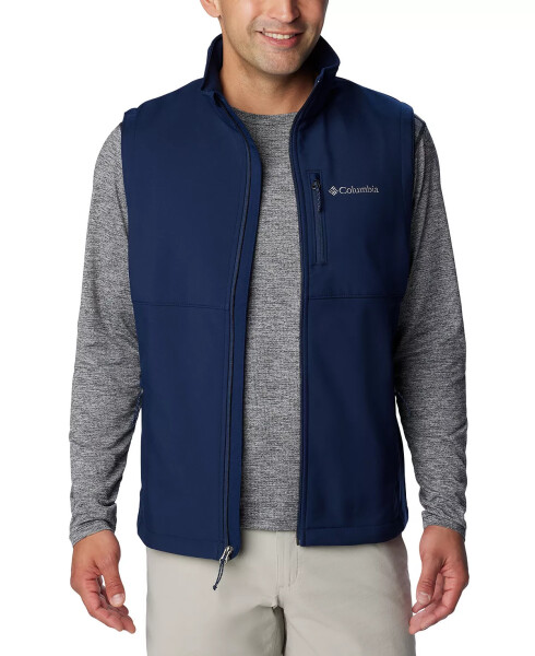 Men's Ascender Full-Zip Soft Shell Vest Collegiate Navy - 1