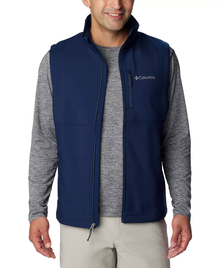 Men's Ascender Full-Zip Soft Shell Vest Collegiate Navy - 1