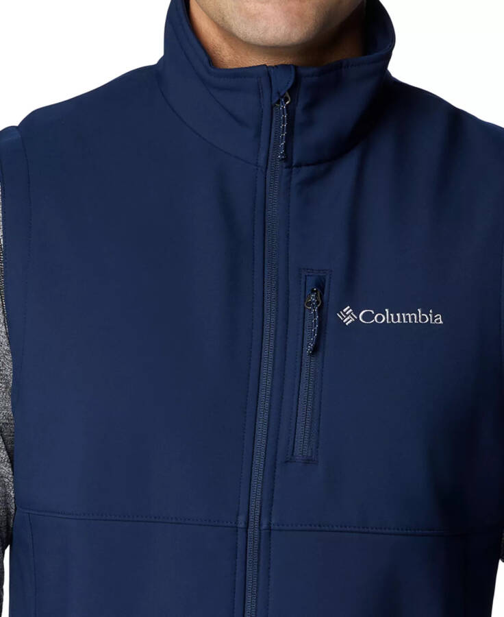 Men's Ascender Full-Zip Soft Shell Vest Collegiate Navy - 3