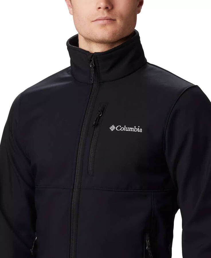 Men's Ascender Water-Resistant Softshell Jacket Black - 3