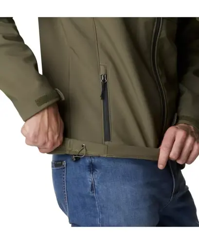 Men's Ascender Water-Resistant Softshell Jacket - Stone Green - 14