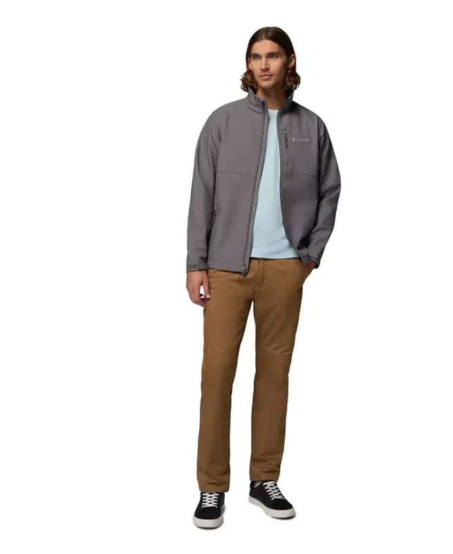 Men's Ascender Water-Resistant Softshell Jacket - Stone Green - 7