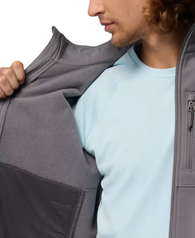 Men's Ascender Water-Resistant Softshell Jacket - Stone Green - 8