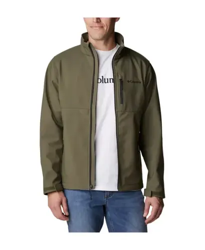 Men's Ascender Water-Resistant Softshell Jacket - Stone Green 