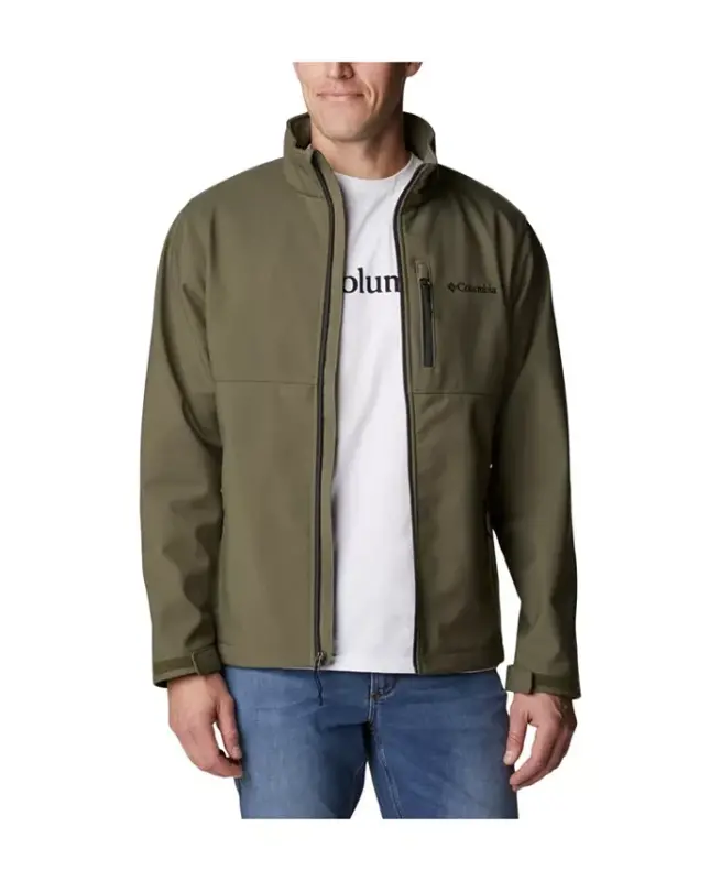 Men's Ascender Water-Resistant Softshell Jacket - Stone Green - COLUMBIA