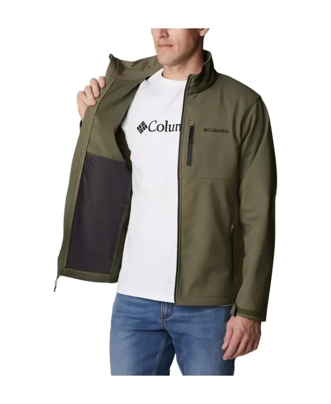 Men's Ascender Water-Resistant Softshell Jacket - Stone Green - 2