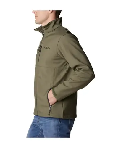 Men's Ascender Water-Resistant Softshell Jacket - Stone Green - 3