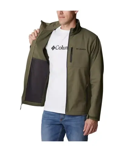 Men's Ascender Water-Resistant Softshell Jacket - Stone Green - 11