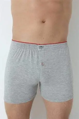 Men's Assorted Color Button-Fly Boxer 3-Pack, 100% Cotton Jersey - 4