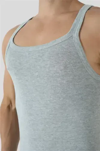 Men's Assorted Colors Thin Strap Tank Top 3-Pack - 4