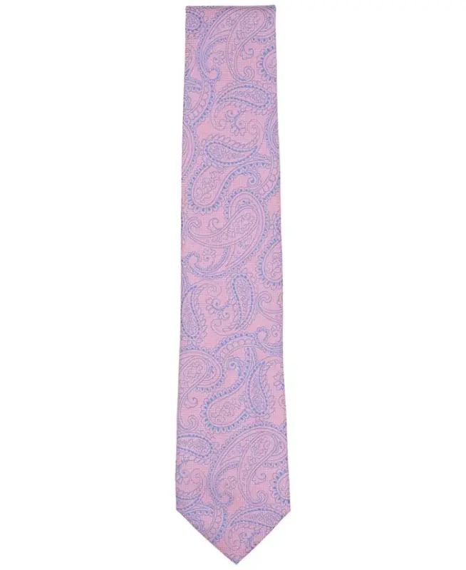 Men's Athleas Paisley Tie, Exclusively at Modazone - Light Pink - 2