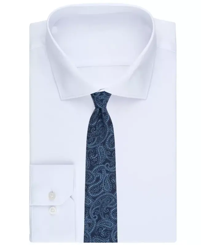 Men's Athleas Paisley Tie, Exclusively at Modazone - True Navy - 3