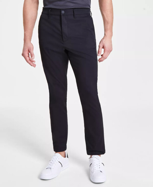 Men's Athletic Slim-Fit Stretch Chinos Black Beauty - 1