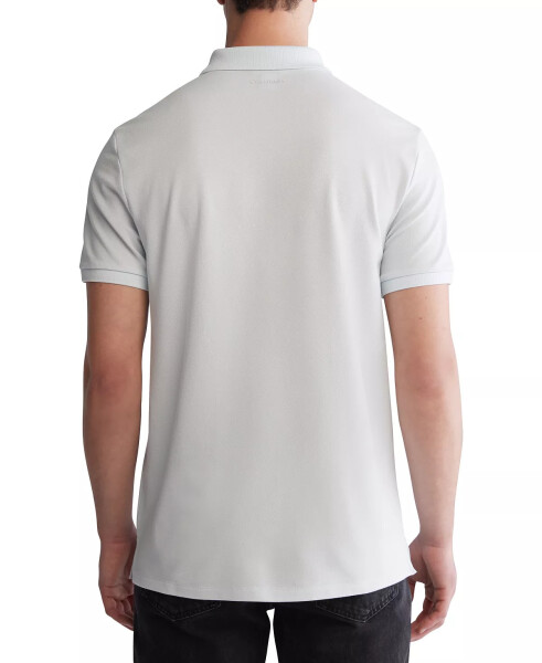 Men's Athletic Tech Zip Polo Shirt Skywriting - 2