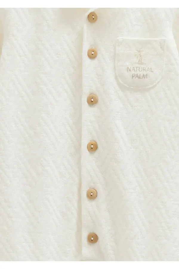 MEN'S BABY JUMPSUIT %100 ORGANIC COTTON (1-3 , 3-6 A - 3