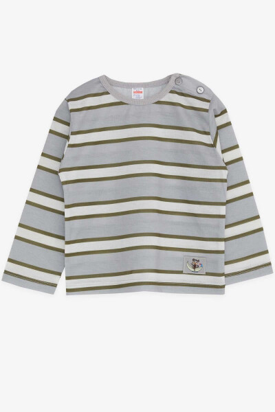 Men's Baby Long Sleeve T-Shirt Burst Striped 9 Months-3 Years, Mixed Color - 1