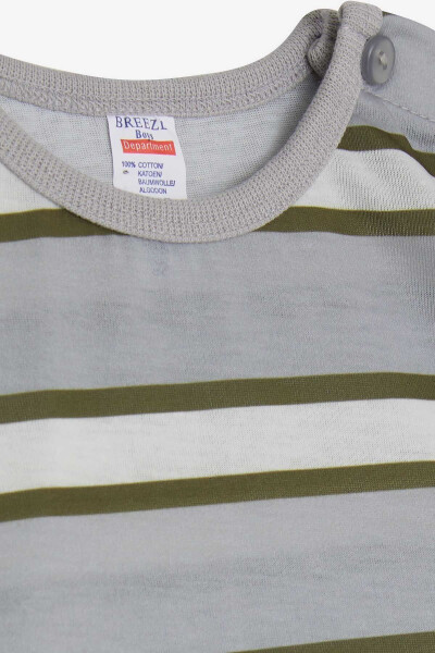 Men's Baby Long Sleeve T-Shirt Burst Striped 9 Months-3 Years, Mixed Color - 3