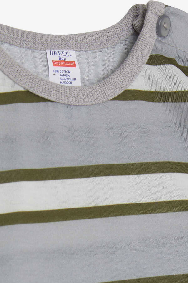 Men's Baby Long Sleeve T-Shirt Burst Striped 9 Months-3 Years, Mixed Color - 3