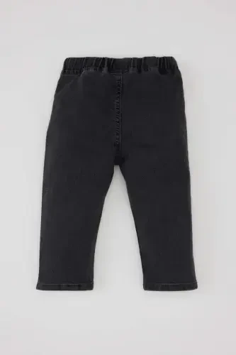Men's Baby Straight Leg Jean Basic Pants B6733a524sp-Anthracite - 4