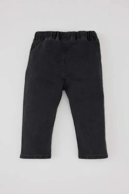 Men's Baby Straight Leg Jean Basic Pants B6733a524sp-Anthracite - 4