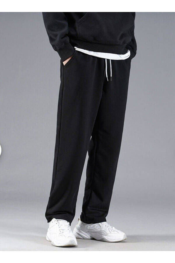 Men's Baggy Wide Leg Sweatpants - 1