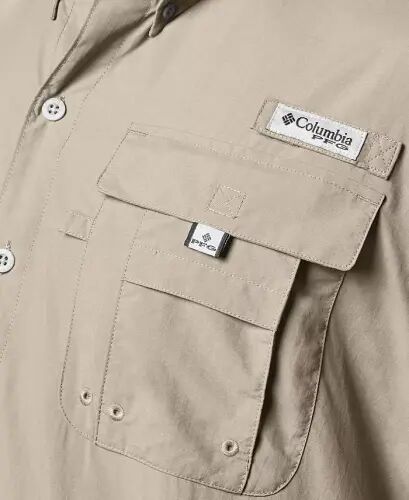 Men's Bahama II Short-Sleeve Shirt - Fossil - COLUMBIA (1)