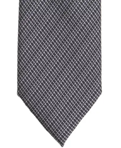 Men's Balaton Textured Stripe Tie, Exclusively at Modazone - Onyx - 3