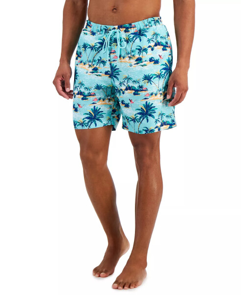 Men's Balu Scene Tropical-Print Quick-Dry 7