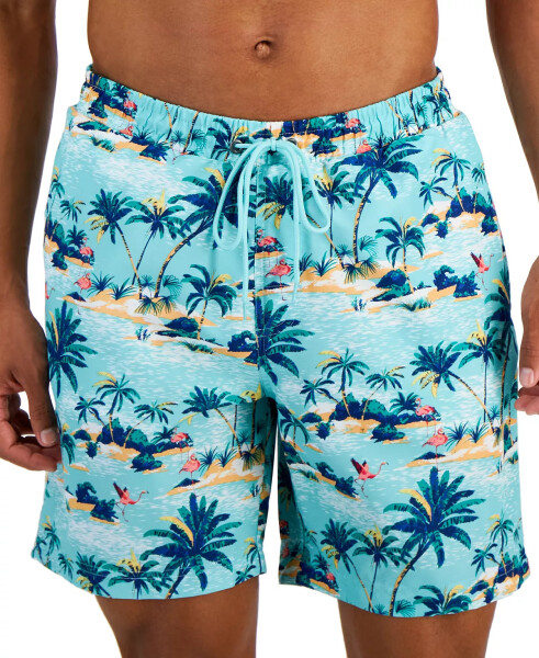 Men's Balu Scene Tropical-Print Quick-Dry 7