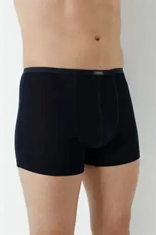 Men's Bamboo Boxer Navy Thin Waist Elastic 5-Pack - 4