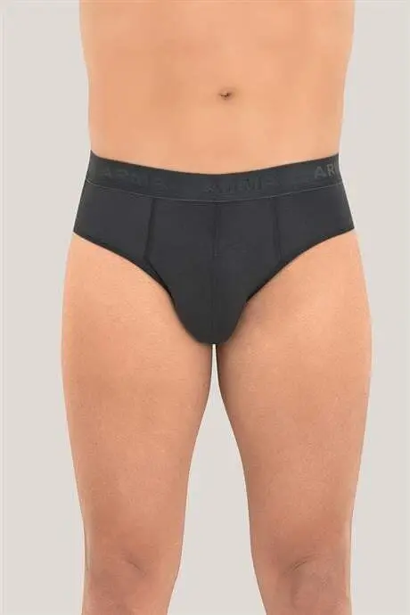 Men's Bamboo Slip Brief Solid Smokey 3-Pack - 3