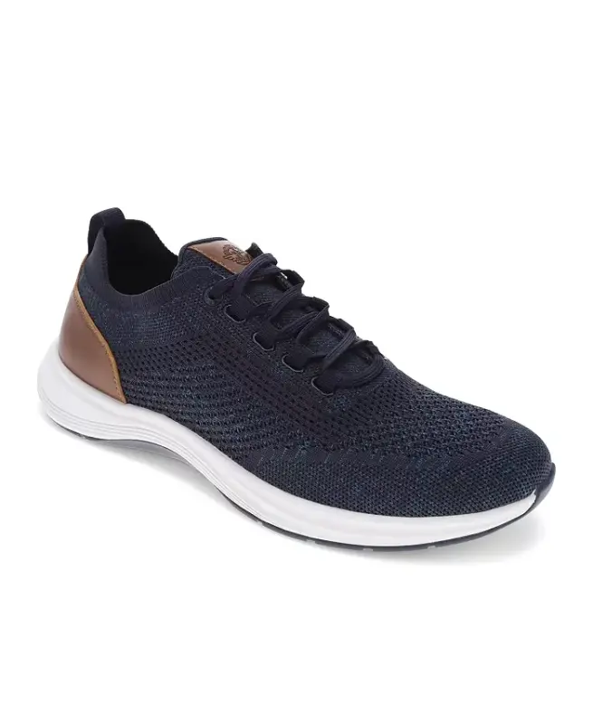 Men's Bardwell Athletic Sneakers-Navy, Tan - 1