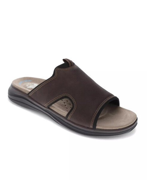 Men's Barlin Sandals Dark Brown, Black - 1